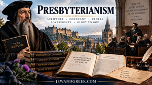 Presbyterianism featuring John Knox, Reformed theology, historic confessions, and government by elders
