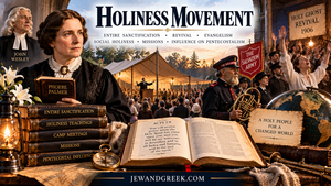 Holiness movement history featuring Wesleyan sanctification, revival meetings, and nineteenth-century Protestantism